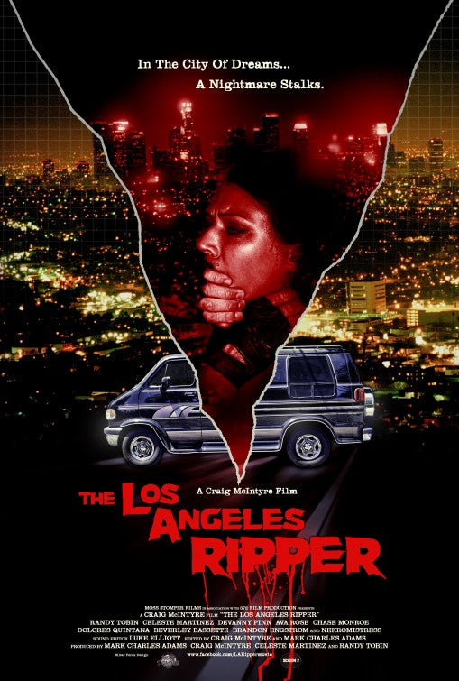 1000 piece jigsaw puzzle for the movie poster: The Los Angeles Ripper (2011)