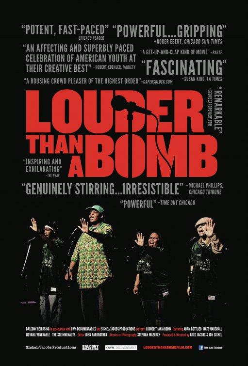 1000 piece jigsaw puzzle for the movie poster: Louder Than a Bomb (2011)