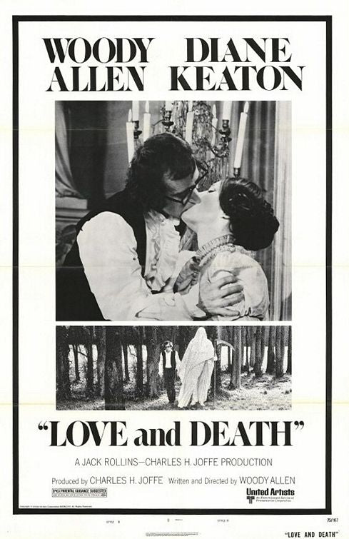the movie poster: Love and Death (1975)