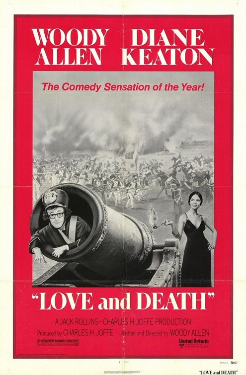 the movie poster: Love and Death (1975) ver2