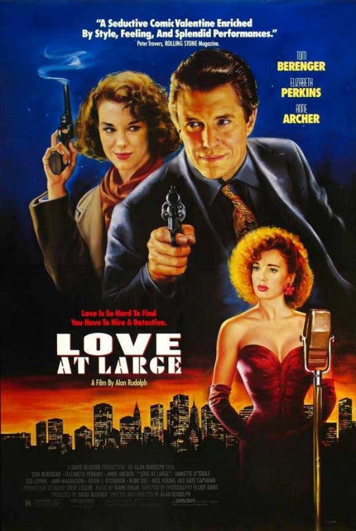 the movie poster: Love at Large (1990)