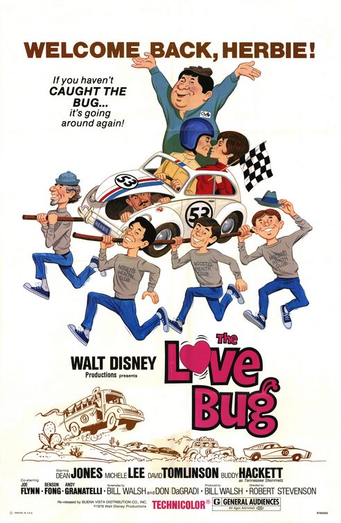 the movie poster: The Love Bug (1969)