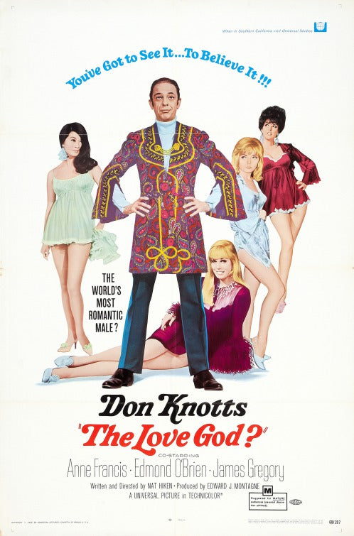 the movie poster: The Love God? (1969)