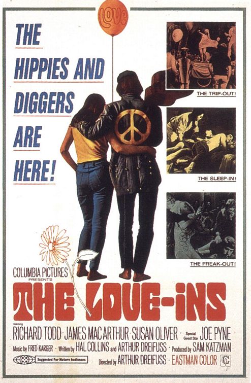 the movie poster: The Love-Ins (1967)