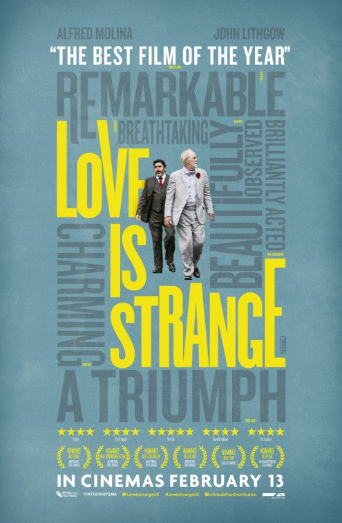 1000 piece jigsaw puzzle for the movie poster: Love Is Strange (2014) ver3