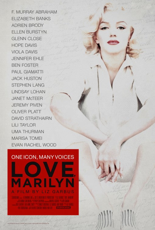 1000 piece jigsaw puzzle for the movie poster: Love, Marilyn (2012)
