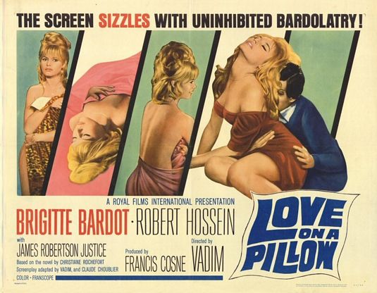 the movie poster: Love on a Pillow (1962)
