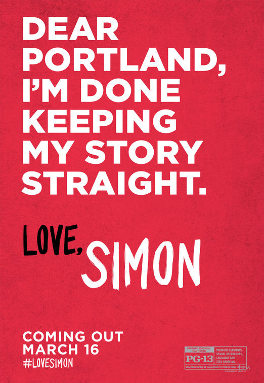 1000 piece jigsaw puzzle for the movie poster: Love, Simon (2018) ver8
