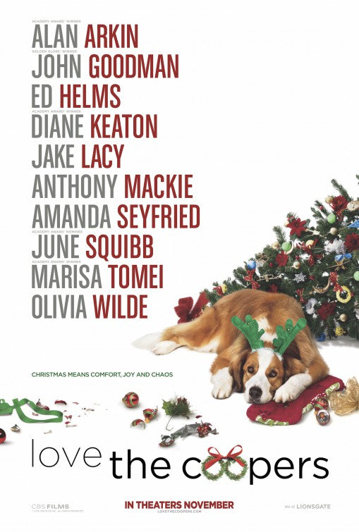 1000 piece jigsaw puzzle for the movie poster: Love the Coopers (2015)
