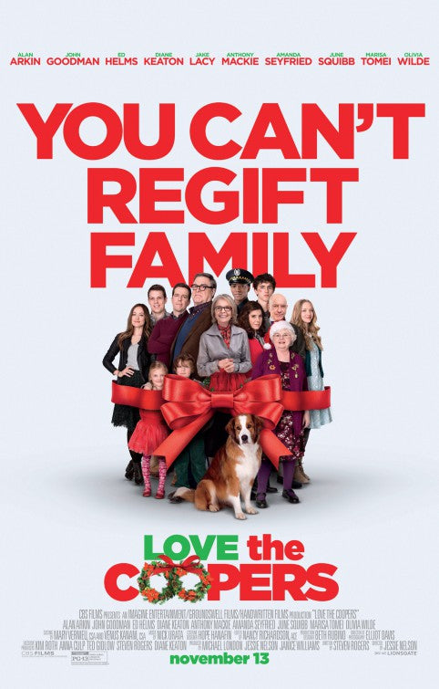 1000 piece jigsaw puzzle for the movie poster: Love the Coopers (2015) ver2