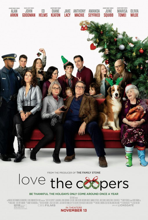 1000 piece jigsaw puzzle for the movie poster: Love the Coopers (2015) ver3
