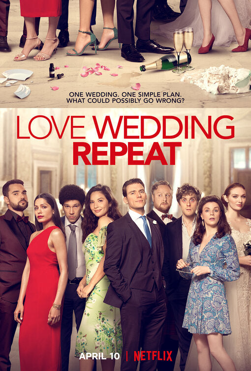 1000 piece jigsaw puzzle for tv poster: Love. Wedding. Repeat
