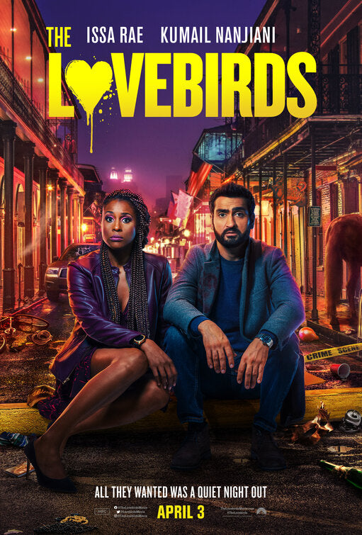 1000 piece jigsaw puzzle for the movie poster: The Lovebirds (2020)