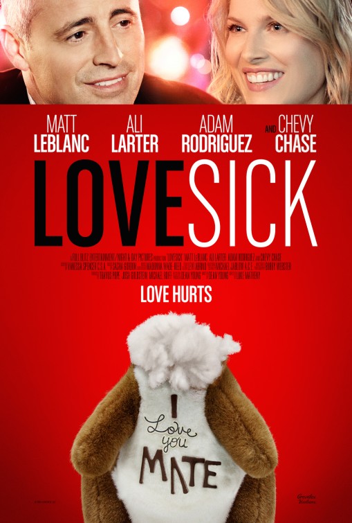 1000 piece jigsaw puzzle for the movie poster: Lovesick (2015)