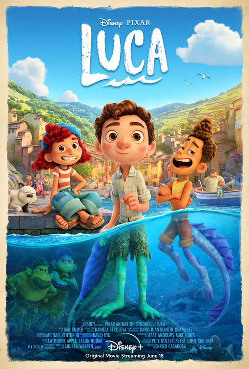1000 piece jigsaw puzzle for the movie poster: Luca (2021) ver2