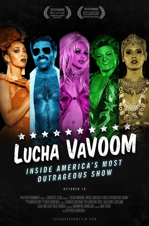 1000 piece jigsaw puzzle for the movie poster: Lucha VaVoom: Inside America's Most Outrageous Show (2018)