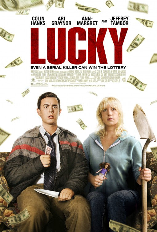 1000 piece jigsaw puzzle for the movie poster: Lucky (2011)