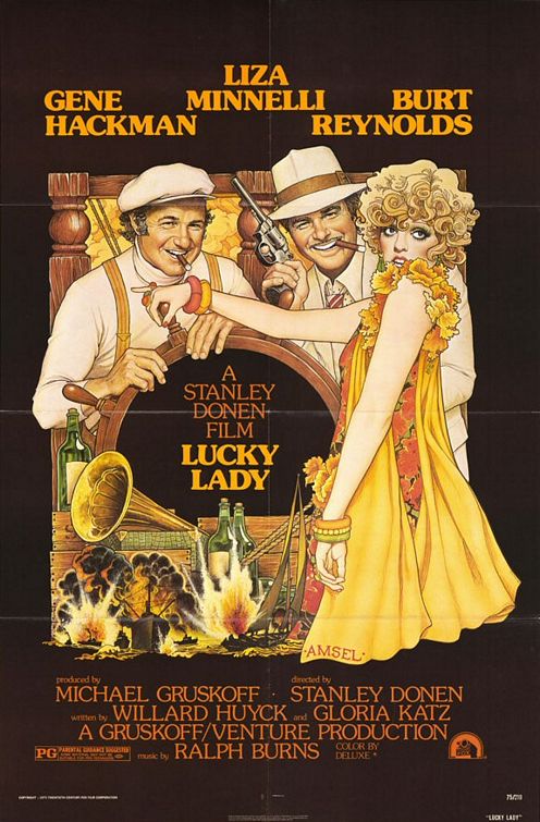 the movie poster: Lucky Lady (1975)
