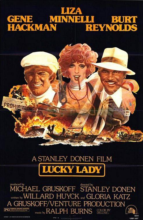 the movie poster: Lucky Lady (1975) ver2