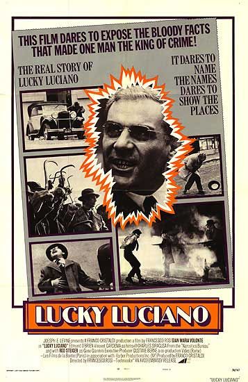the movie poster: Lucky Luciano (1974)
