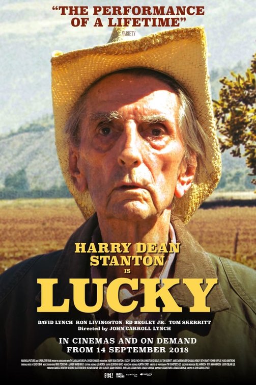 1000 piece jigsaw puzzle for the movie poster: Lucky (2017) ver2