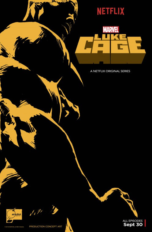 1000 piece jigsaw puzzle for tv poster: Luke Cage
