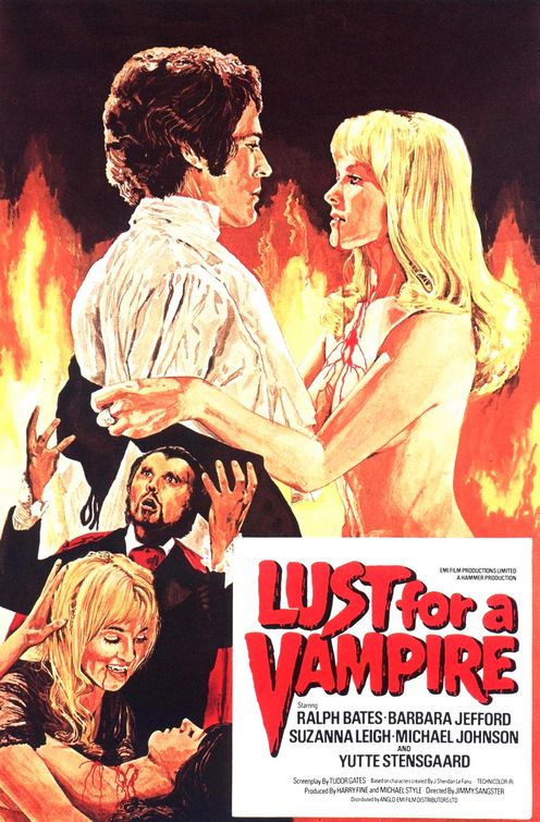 the movie poster: Lust for a Vampire (1971) ver3