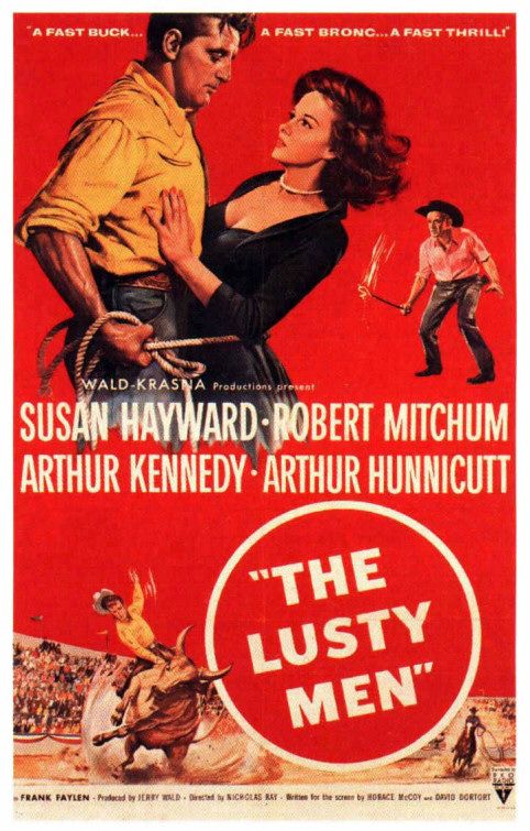 the movie poster: The Lusty Men (1952)