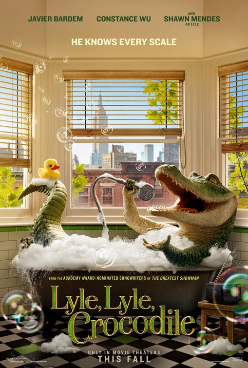 1000 piece jigsaw puzzle for the movie poster: Lyle, Lyle, Crocodile (2022)