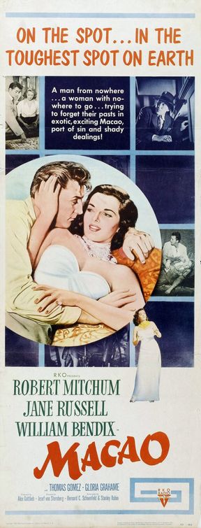the movie poster: Macao (1952)