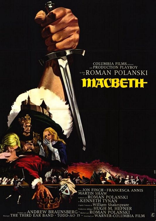 1000 piece jigsaw puzzle for the movie poster: Macbeth (1971) ver2