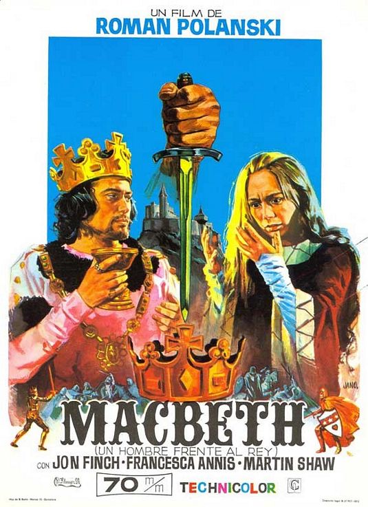 1000 piece jigsaw puzzle for the movie poster: Macbeth (1971) ver3