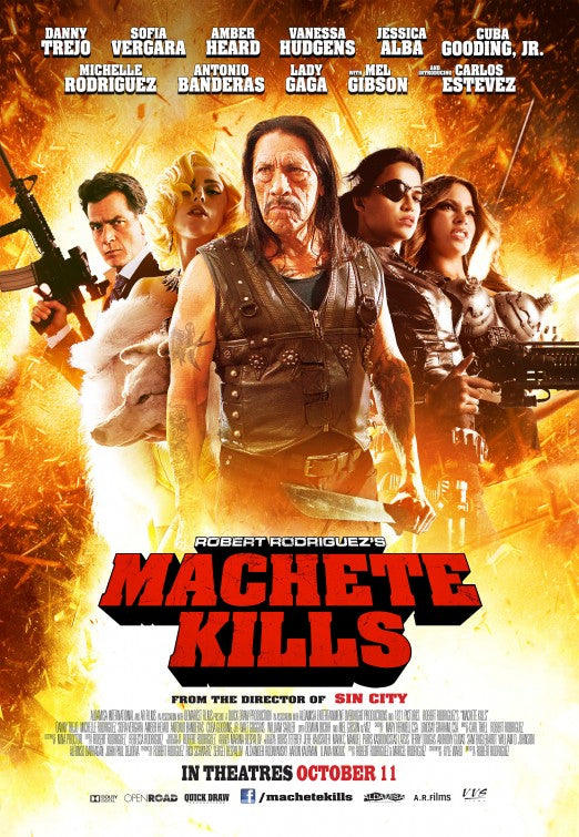 1000 piece jigsaw puzzle for the movie poster: Machete Kills (2013) ver13