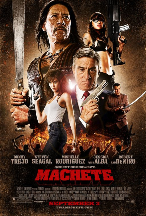 1000 piece jigsaw puzzle for the movie poster: Machete (2010) ver13