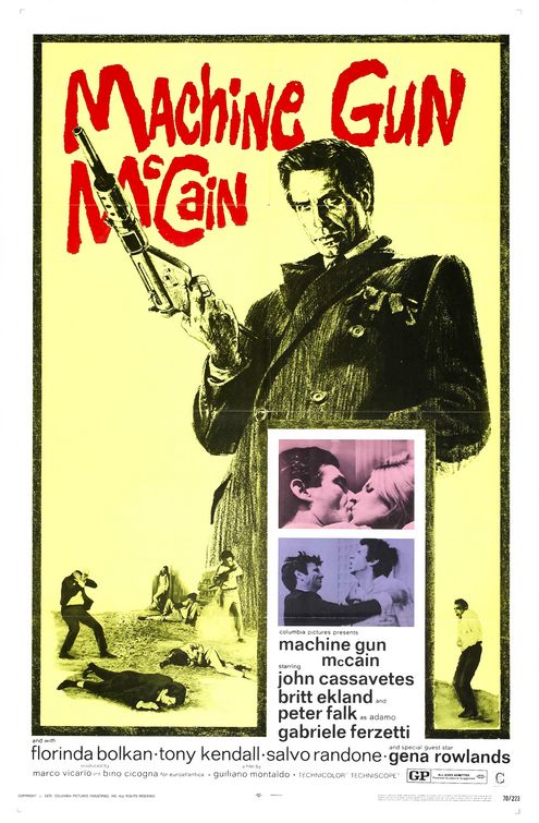 the movie poster: Machine Gun McCain (1970)