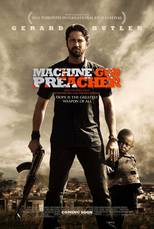 1000 piece jigsaw puzzle for the movie poster: Machine Gun Preacher (2011)