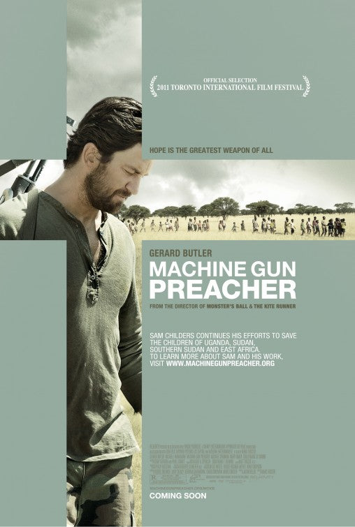 1000 piece jigsaw puzzle for the movie poster: Machine Gun Preacher (2011) ver2