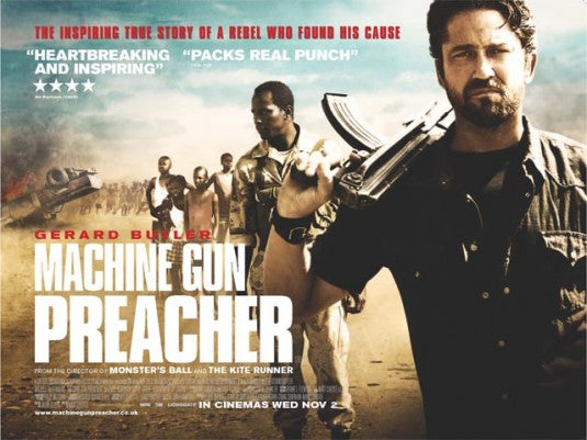 1000 piece jigsaw puzzle for the movie poster: Machine Gun Preacher (2011) ver3