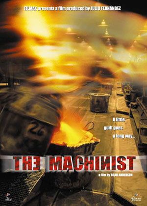 the movie poster: The Machinist (2004)