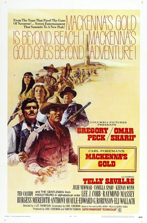 the movie poster: Mackenna's Gold (1969) ver2