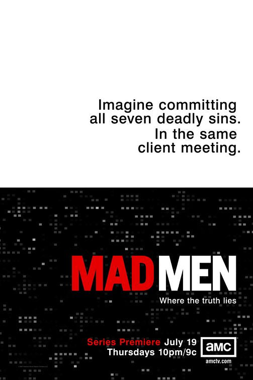 1000 piece jigsaw puzzle for tv poster: Mad Men, ver2