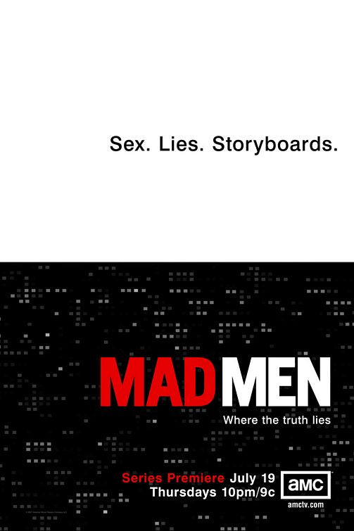 1000 piece jigsaw puzzle for tv poster: Mad Men, ver6
