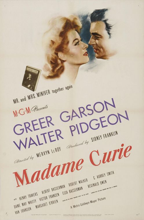 the movie poster: Madame Curie (1943)