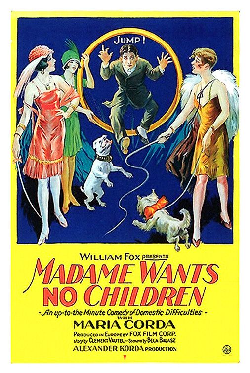 the movie poster: Madame Wants No Children (1926)