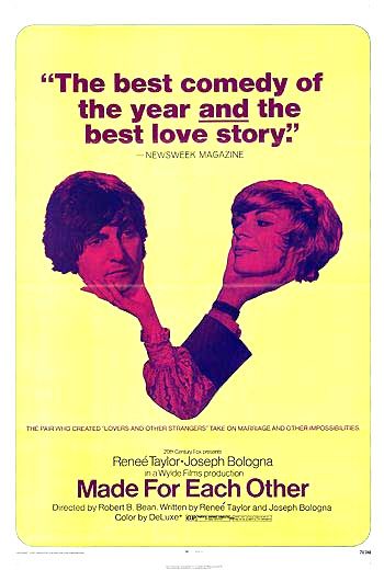 the movie poster: Made for Each Other (1971)