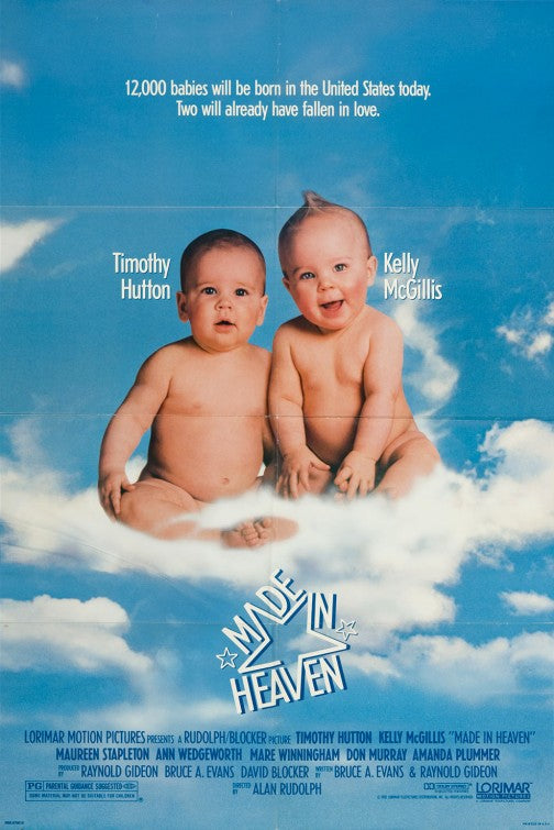 the movie poster: Made in Heaven (1987)