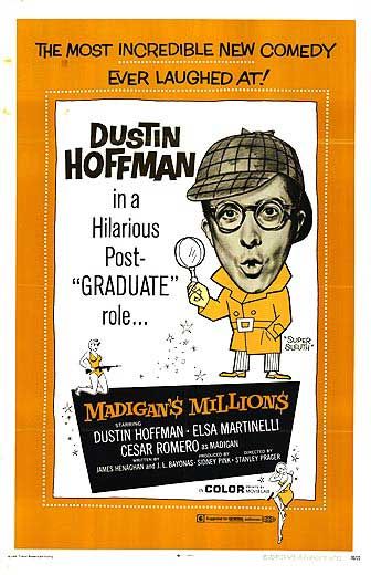 the movie poster: Madigan's Millions (1969)