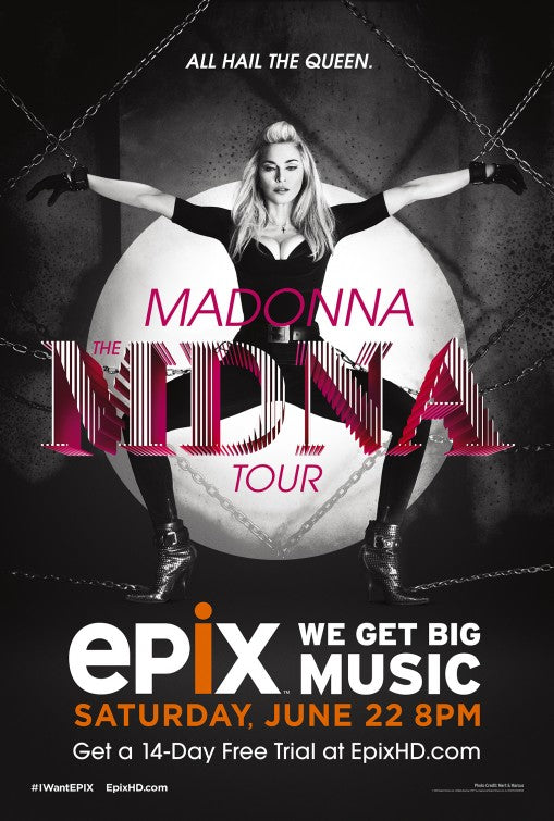 1000 piece jigsaw puzzle for tv poster: Madonna: The MDNA Tour