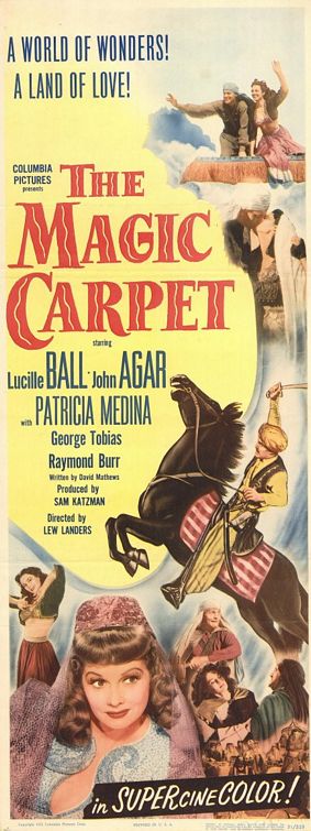 the movie poster: The Magic Carpet (1951) ver2