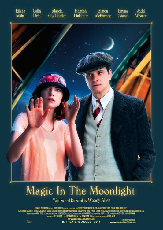 1000 piece jigsaw puzzle for the movie poster: Magic in the Moonlight (2014) ver2